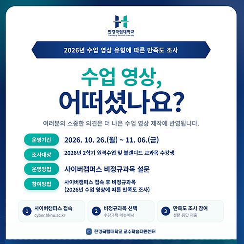 2026년 수업 영상 유형에 따른 만족도 조사